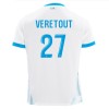 Original Fußballtrikot Olympique Marseille Veretout 27 Heimtrikot 2024-25 Für Herren